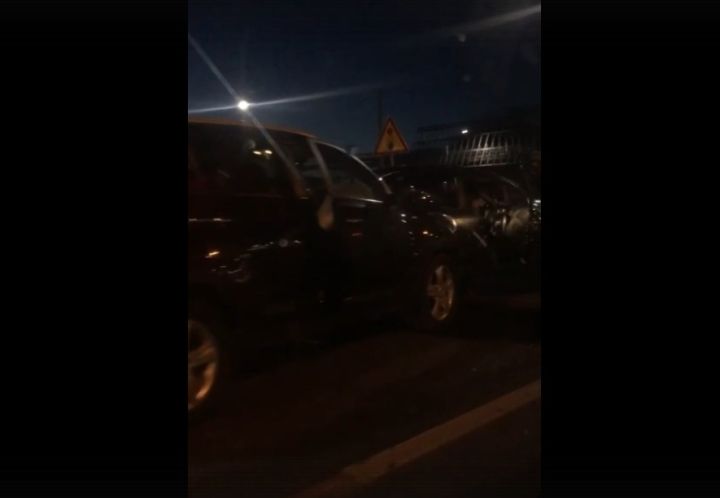 Дтп ауди q7 порвало пополам