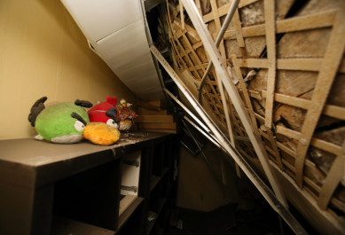 В центре Воронежа на жительницу «исторического» дома обрушился потолок