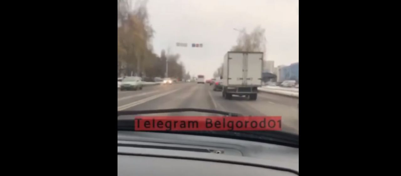 В Белгороде лихач устроил опасную поездку по Щорса