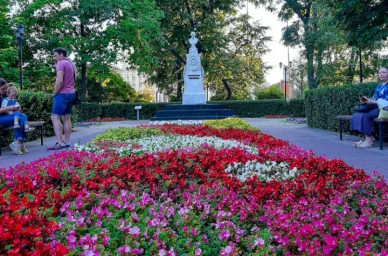 На уход за цветами и деревьями в двух скверах Воронежа выделят 7,5 млн рублей