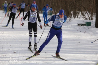 В Воронеже на «Лыжню России» вышло непривычно мало участников
