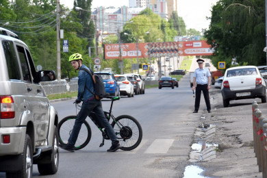В Воронеже за день оштрафовали 38 водителей, не пропустивших пешеходов на зебрах 
