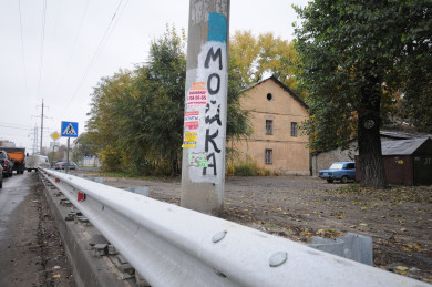 «Деу» влетела в столб в Воронежской области: один пострадавший 