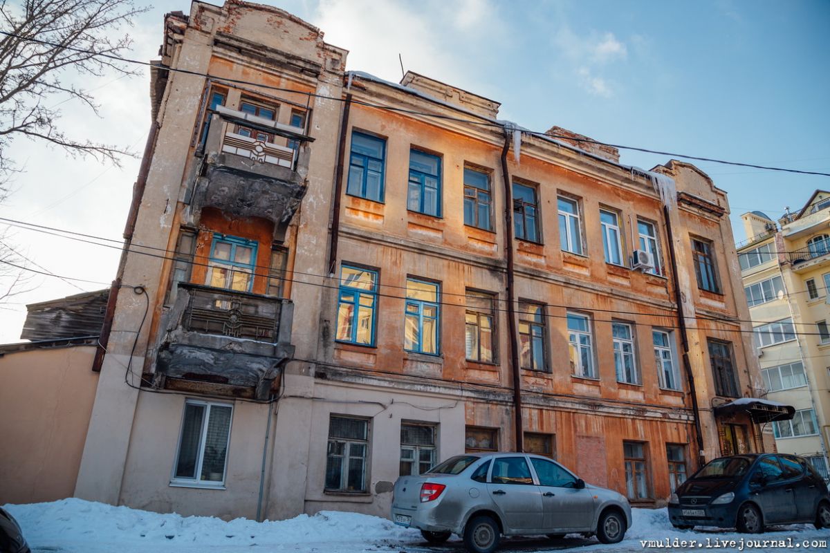 В Воронеже пострадало здание, признанное объектом культурного наследия