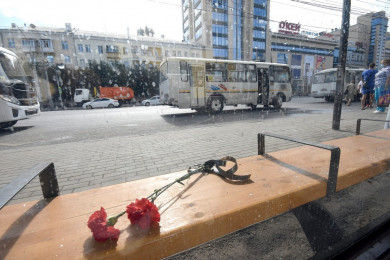 Весь общественный транспорт проверили в Воронеже после взрыва автобуса 