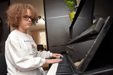 Незрячая девочка из Воронежа приняла участие в музыкальном шоу «Ты супер!» 