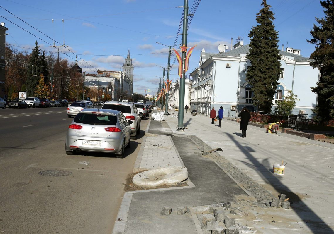 Тротуар в центре Воронежа перекроют на сутки&nbsp;