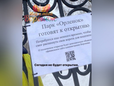 Парк «Орлёнок» в Воронеже так и не открыли
