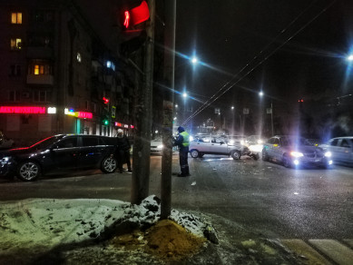 Массовое ДТП на 2,5 часа парализовало участок Московского проспекта