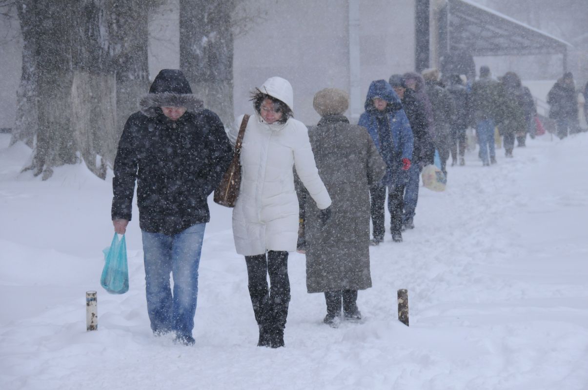 Штормовое предупреждение объявили в Воронежской области из-за снегопада&nbsp;