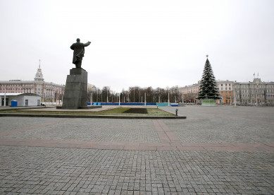Площадь Ленина в Воронеже украсят в петровском стиле