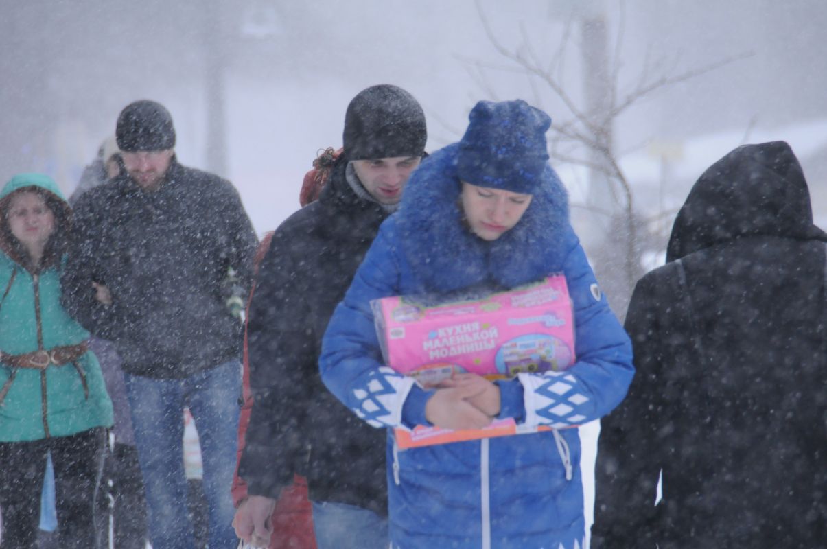 Циклон «Роксана» принёс в Воронеж усиливающийся снегопад