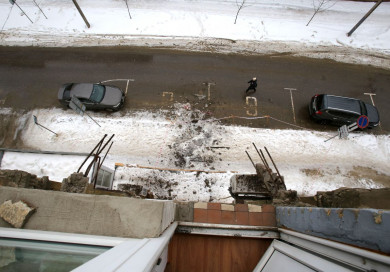 СК выяснит, кто виноват в падении двух балконов с дома в центре Воронежа