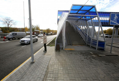 В районе остановки «Берёзовая Роща» в Воронеже построят надземный пешеходный переход