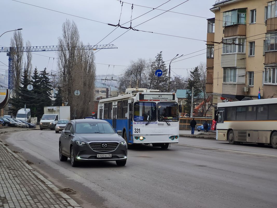 Воронежские власти назвали дату запуска троллейбусного маршрута № 11