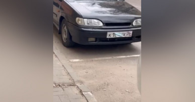 Соблюдающие «масочный режим» автомобили заметили в центра Воронежа
