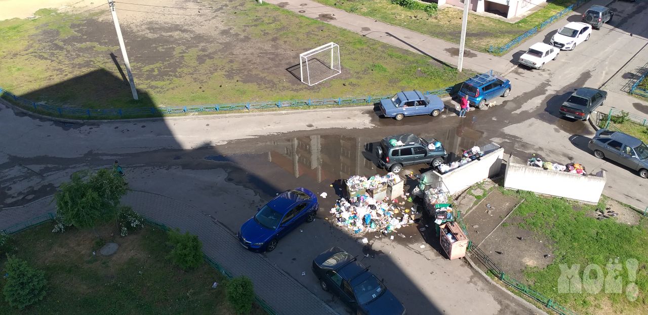 Воронежцы пожаловались на гору неубранного мусора