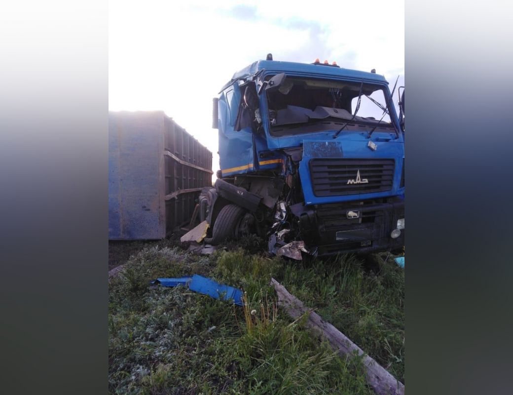 В Воронежской области тепловоз столкнулся с&nbsp;грузовиком: есть пострадавший