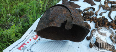 Под Воронежем нашли останки красноармейца, погибшего в 1942 году