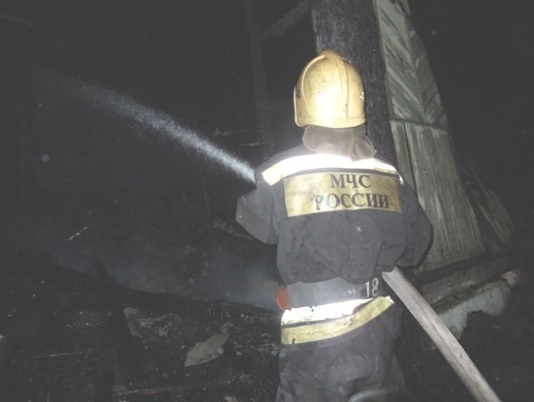 Жилой дом полностью сгорел при&nbsp;пожаре в&nbsp;Воронежской области
