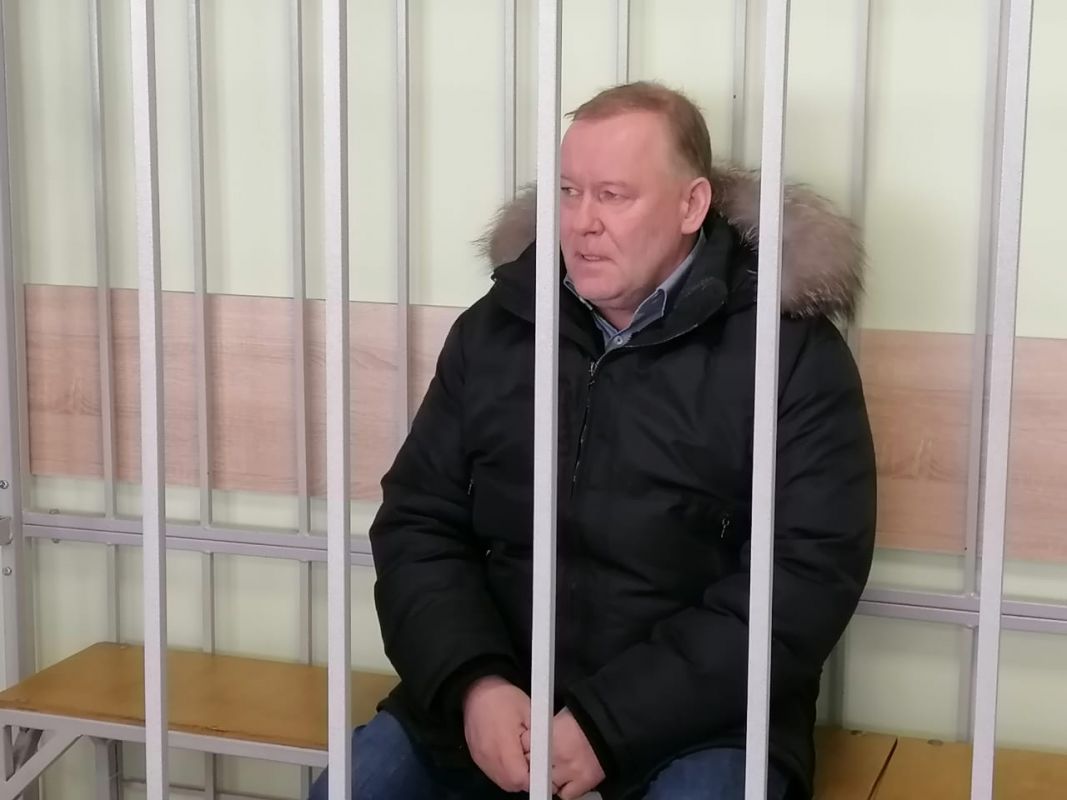 Юрий Бавыкин во время заседания по мере пресечения