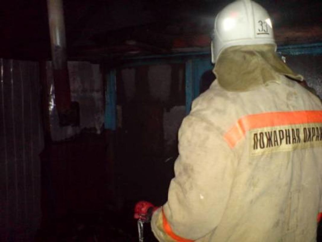 В Воронежской области при&nbsp;пожаре в&nbsp;жилом доме обрушилась кровля