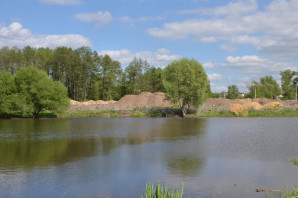 Состояние территории вокруг озера на 23 мая. Фото: Артём Тюнин