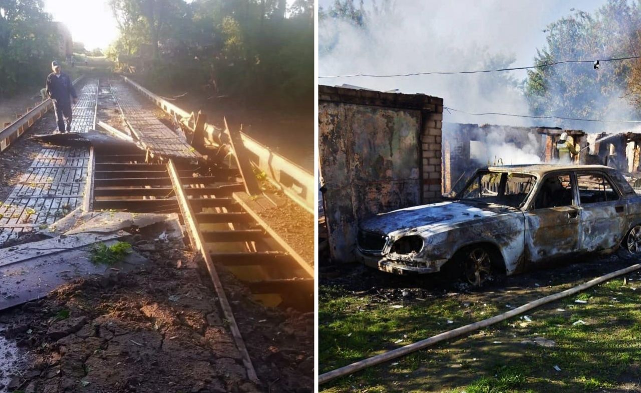 Курское село опять обстреляли — повреждены мост, двухэтажный дом и сахарный завод