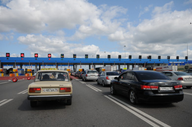 Въезд в Воронеж сковала 25-километровая пробка