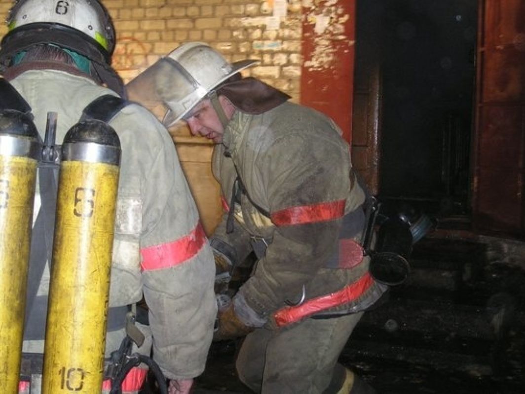 Два человека пострадали при&nbsp;пожаре в&nbsp;Железнодорожном районе в&nbsp;Воронеже