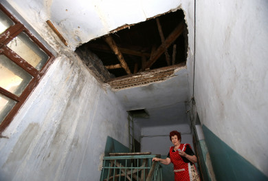 «Грохот, похожий на взрыв, клубы пыли вырвались из подъезда, и через секунду я вся была чёрной»