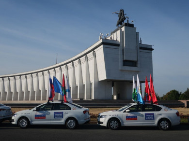 Воронеж присоединился к автопробегу по городам воинской славы «Линия фронта»