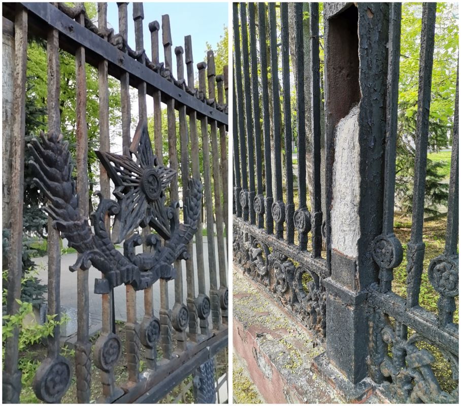Историческую ограду возле Первомайского сада в Воронеже отреставрируют