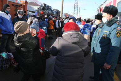 Поезд с жителями Херсонской области выехал из Ростова-на-Дону в Воронеж