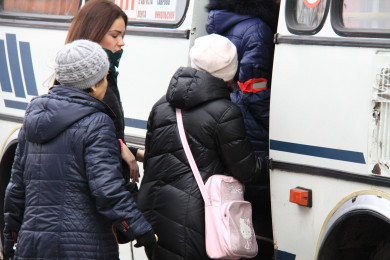 Воронежцы пожаловались на давку в автобусах популярного маршрута