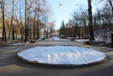 Мэр Воронежа сообщил о появлении площадки для выгула собак в Центральном парке