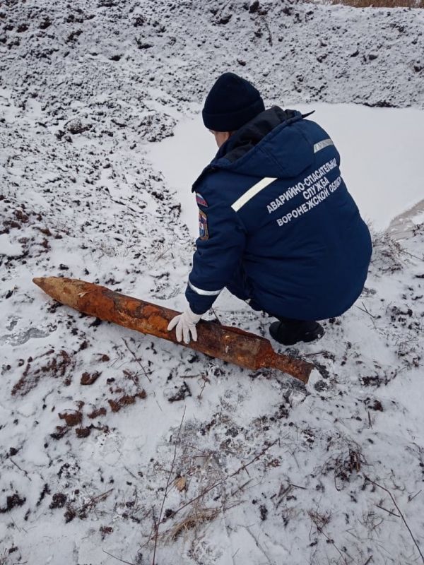 Реактивный снаряд нашли и уничтожили в Воронежской области