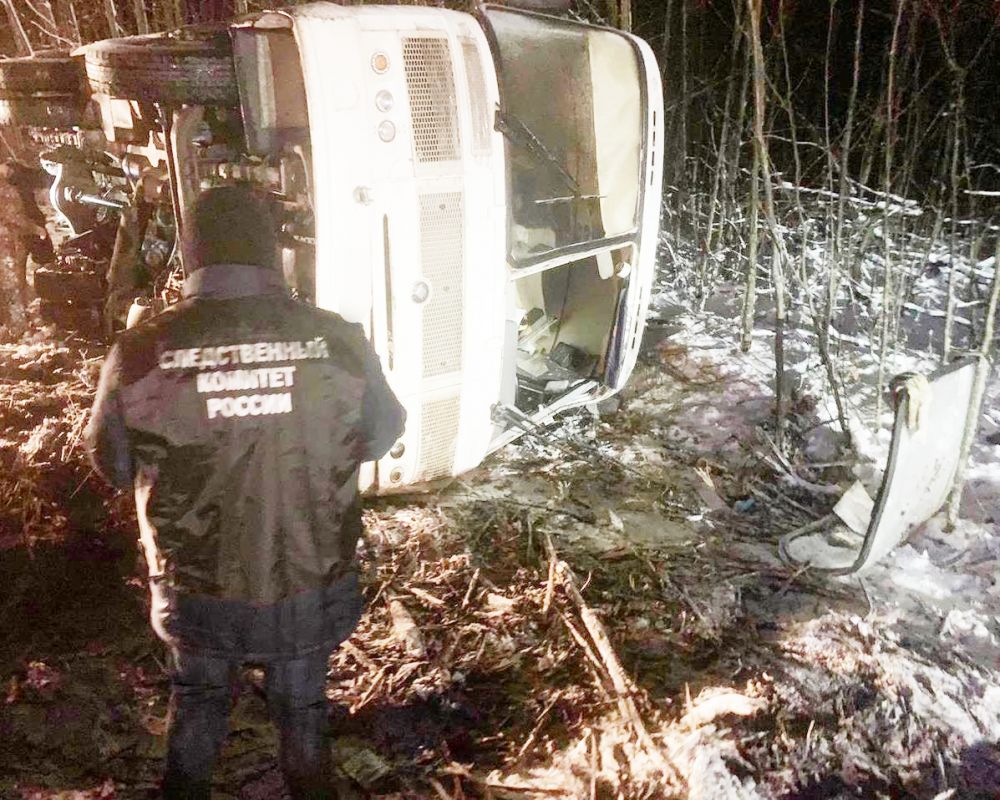В Воронежской области опрокинулся пассажирский автобус — есть пострадавшие