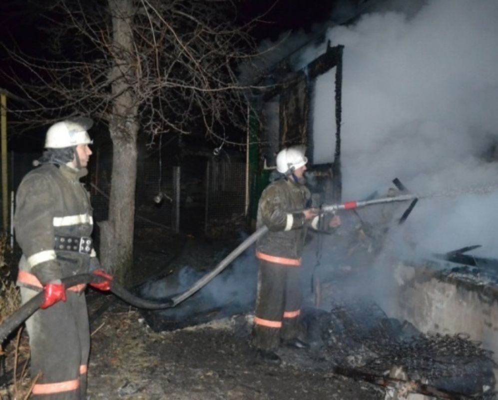 В воронежском микрорайоне сгорел дачный дом: есть пострадавший
