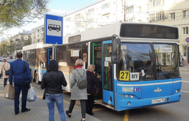 Автобусы двух воронежских маршрутов незаконно выехали на улицы города