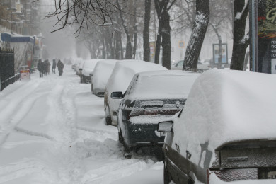 Мощный ветер и снег накрыли Воронежскую область — впереди гололедица