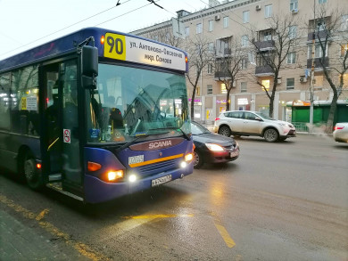 Два автобусных маршрута изменят в Воронеже из-за строительства Остужевской развязки