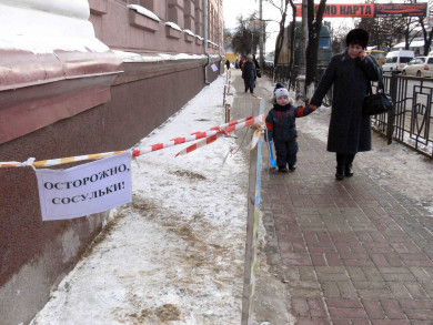 Гололедица и сильный ветер задержатся в Воронежской области