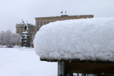 На Воронеж надвигается снегопад