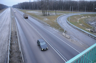 Часть трассы М-4 «Дон» в Воронежской области закрыли