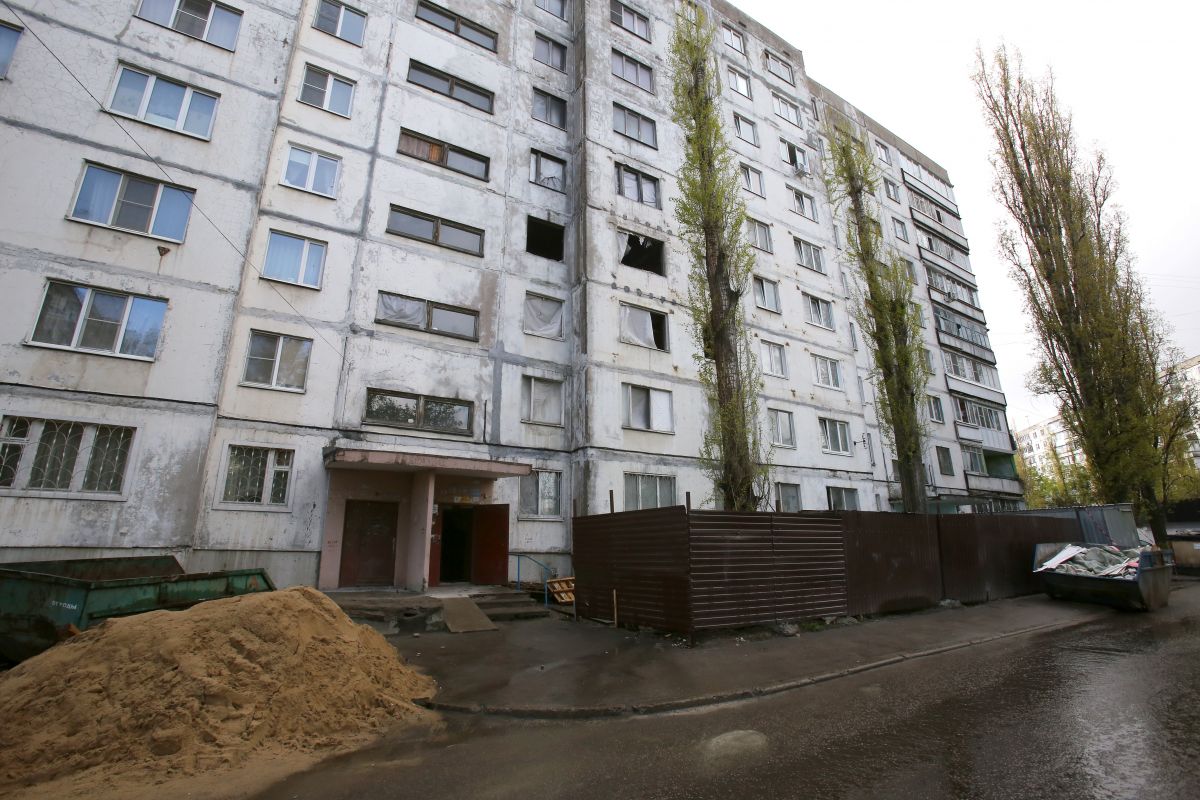 Как в Воронеже восстанавливают дом, разрушенный взрывом газа