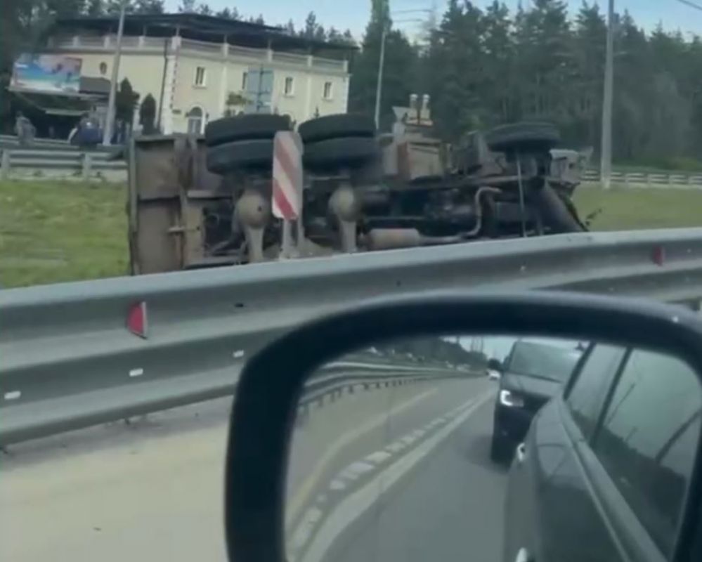 Камаз перевернулся симферополь
