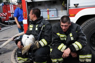 Загорелась однушка на левом берегу — есть погибший