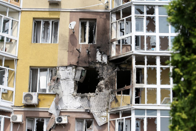 После падения беспилотника на многоэтажку в Воронеже отремонтируют четыре дома