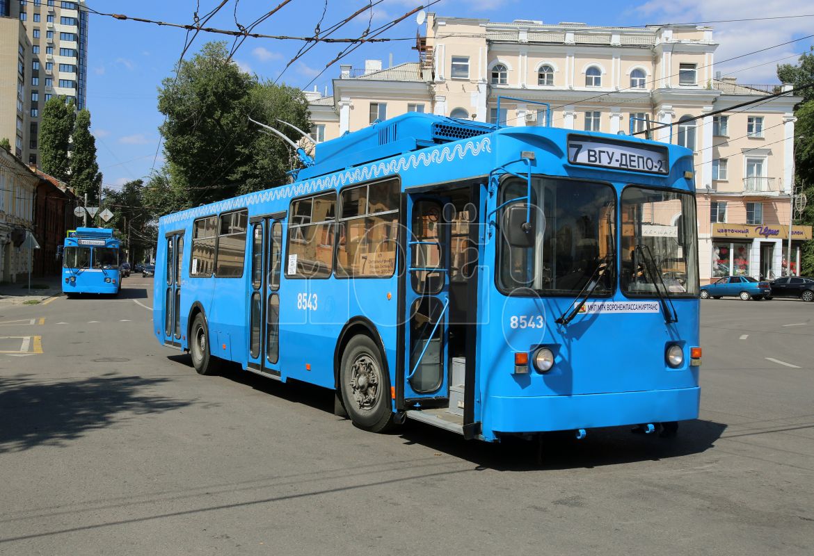 Два троллейбусных маршрута в Воронеже приостановят
